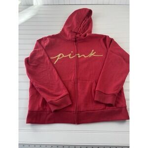 Victoria's‎ Secret Pink Large Full Zip In Manuscript Logo